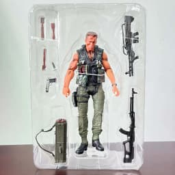 Commando John Matrix Schwarzenegger Action Figure Judgment Day T-800 Model Toy For Birthday Gifts