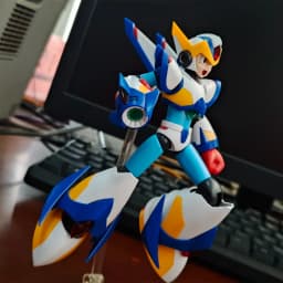 Rockman Kp701 X Fifth Form Falcon Armor Model Kit Action Figures Desktop Ornament Doll Mega Man Boy Toy Gift Collectible