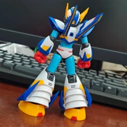 Rockman Kp701 X Fifth Form Falcon Armor Model Kit Action Figures Desktop Ornament Doll Mega Man Boy Toy Gift Collectible