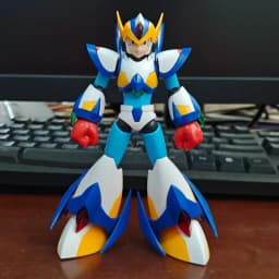 Rockman Kp701 X Fifth Form Falcon Armor Model Kit Action Figures Desktop Ornament Doll Mega Man Boy Toy Gift Collectible