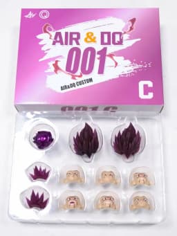 In Stock Air&OQ Dragon Ball Studio Super Vegeta Ultra Ego Action Anime Figure Head Sculpt Model Accessory SHF Collectible Toys