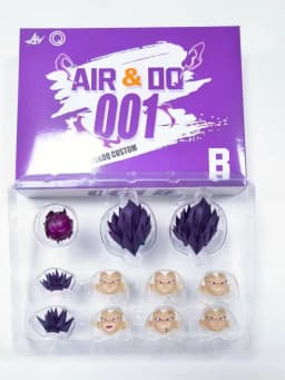In Stock Air&OQ Dragon Ball Studio Super Vegeta Ultra Ego Action Anime Figure Head Sculpt Model Accessory SHF Collectible Toys