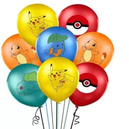 Cartoon Pokemon Birthday Party Decorations Pikachu Theme Disposable Tableware Paper Cup Plate Banner Christmas Party Favor Gifts