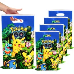 Cartoon Pokemon Birthday Party Decorations Pikachu Theme Disposable Tableware Paper Cup Plate Banner Christmas Party Favor Gifts
