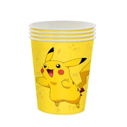 Cartoon Pokemon Birthday Party Decorations Pikachu Theme Disposable Tableware Paper Cup Plate Banner Christmas Party Favor Gifts