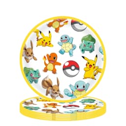 Cartoon Pokemon Birthday Party Decorations Pikachu Theme Disposable Tableware Paper Cup Plate Banner Christmas Party Favor Gifts