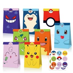 Cartoon Pokemon Birthday Party Decorations Pikachu Theme Disposable Tableware Paper Cup Plate Banner Christmas Party Favor Gifts
