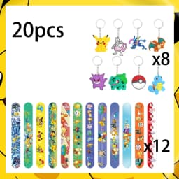 Cartoon Pokemon Birthday Party Decorations Pikachu Theme Disposable Tableware Paper Cup Plate Banner Christmas Party Favor Gifts