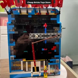 Cheapest Retro Arcade Cabinet Bricks Building Blocks 1371pcs Vintage Game Console Display Model Christmas Gifts for Adults Toys