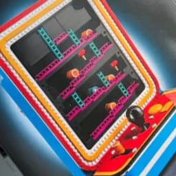 Cheapest Retro Arcade Cabinet Bricks Building Blocks 1371pcs Vintage Game Console Display Model Christmas Gifts for Adults Toys