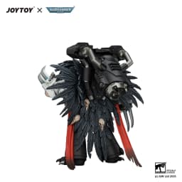 JOYTOY Warhammer 40k 1/18 Action Figures Raven Guard Chapter Master Aethon Shaan with Claws of Severax and Heavy Bolt Pistol