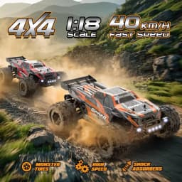 Oike 4WD Remote Control Car 40KM/H 50KM/H 80KM/H High Speed Racing Drift Truck Radio Off Road 4X4 Super Brushless Fast RC Buggy