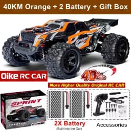 Oike 4WD Remote Control Car 40KM/H 50KM/H 80KM/H High Speed Racing Drift Truck Radio Off Road 4X4 Super Brushless Fast RC Buggy