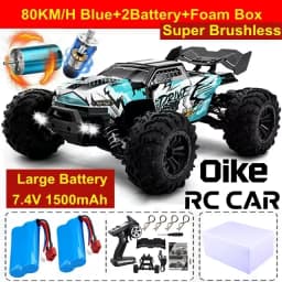 Oike 4WD Remote Control Car 40KM/H 50KM/H 80KM/H High Speed Racing Drift Truck Radio Off Road 4X4 Super Brushless Fast RC Buggy