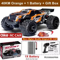 Oike 4WD Remote Control Car 40KM/H 50KM/H 80KM/H High Speed Racing Drift Truck Radio Off Road 4X4 Super Brushless Fast RC Buggy