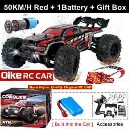 Oike 4WD Remote Control Car 40KM/H 50KM/H 80KM/H High Speed Racing Drift Truck Radio Off Road 4X4 Super Brushless Fast RC Buggy