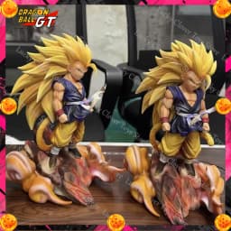 【INSTOCK】Dragon Ball GT Anime Figure Super Saiyan 3 Son Goku PVC Statue Model Desktop Ornament Hobby Collectible for Anime Fans