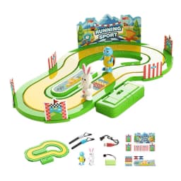 Wireless Motion Sensing Racing Board Wireless Body Sensing Competition Running Table Game Toy Two-Person Competitive Motion Toys