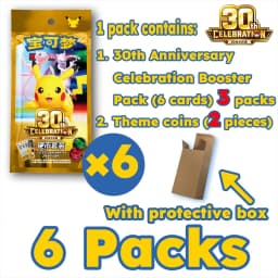 IN STOCK 100% Original Pokemon Cards 30th Anniversary Celebration Coin Set PTCG Simplified Chinese Version Collection Card Gifts