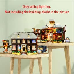 LYBMTWF LED Lighting Kit Compatible with Lego 21330 Home Alone House Building Blocks Model(NOT Include The Model Bricks)
