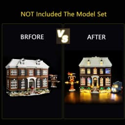 LYBMTWF LED Lighting Kit Compatible with Lego 21330 Home Alone House Building Blocks Model(NOT Include The Model Bricks)