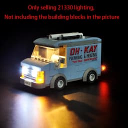 LYBMTWF LED Lighting Kit Compatible with Lego 21330 Home Alone House Building Blocks Model(NOT Include The Model Bricks)