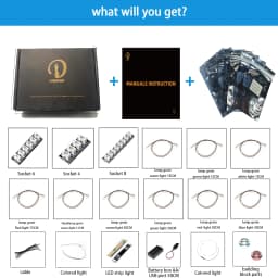 LYBMTWF LED Lighting Kit Compatible with Lego 21330 Home Alone House Building Blocks Model(NOT Include The Model Bricks)