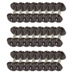 24pcs HO Scale 1:87 36" Metal DC Wheels for Model Trains DC Wheels Railway Modeling C8724