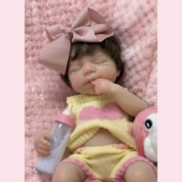 1PC/2 Clothes 33CM Open Mouth Rooted Hair Pascale Soft Silicone Bebe Reborn Girl Doll 3D Painted Skin bebe reborn de silicona