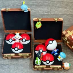 Funism Pokemon 30th Anniversary Blind Box Figure Starter Pokemon Poke Ball Collectible Desktop Ornament For Adult Collection