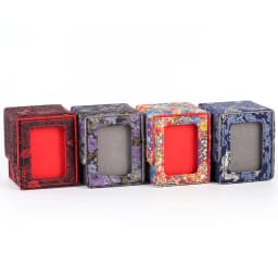 100+ Trading Card Deck Box Holder With Display Window Flower Series TCG Game Magnetic Closure Card Organizer Storage Box Gift