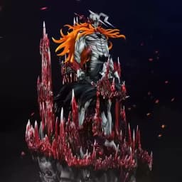 33cm Bleach Anime Figure Kurosaki Ichigo Ulquiorra Cifer Figures 1:1 Figurine Collection Desktop Models Toys Christmas Gifts