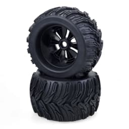 4PCS 1/8 Wheels Tires 170mm 165mm Tyre Weel 17mm Hex Hub Rubber Sponge for 1/8 RC Car Monster Truck Buggy ARRMA Traxxas