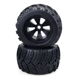4PCS 1/8 Wheels Tires 170mm 165mm Tyre Weel 17mm Hex Hub Rubber Sponge for 1/8 RC Car Monster Truck Buggy ARRMA Traxxas