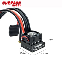 Surpass Hobby Rocket-RC Supersonic 380 8.5T 10.5T 13.5T 17.5T 2-3S Brushless Sensored Motor 80A 6-11V ESC For 1/12 1/14 RC Car