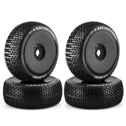 4pcs 116mm Off Road Buggy Tires Wheel 17mm Hex Hubs For 1/8 Rc Racing Car 4wd Nitro Hpi Hsp Bazooka Camper Kyosho Zd Hongnuo