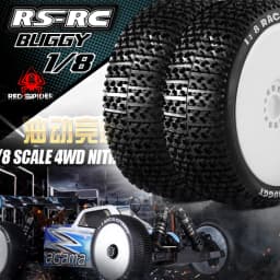 4pcs 116mm Off Road Buggy Tires Wheel 17mm Hex Hubs For 1/8 Rc Racing Car 4wd Nitro Hpi Hsp Bazooka Camper Kyosho Zd Hongnuo