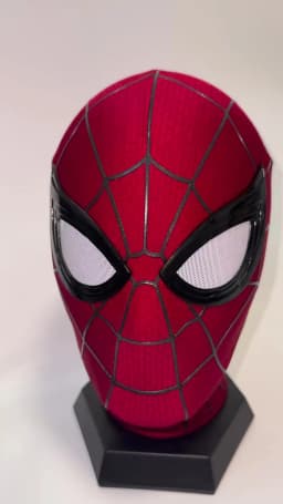 In Stock Spider-Man: Brand New Day Adult Cosplay Mask With Magnetic Back Cover 3d Webbing Strips Superhero Cos Headgear Prop