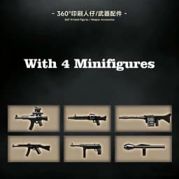 835 PCS MOC 1:28 Sd.Kfz.234/4 Armored Car Model Blocks Kit, DIY Heavy Reconnaissance Vehicle, Desktop Army Strategy Display