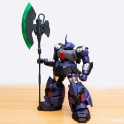 ZM Dream Model 1/100 MG Grips Dom Mecha Assembly Model Kit Action Figure Giant Green Axe Robot Building Toy With Water Decal Toy