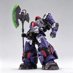 ZM Dream Model 1/100 MG Grips Dom Mecha Assembly Model Kit Action Figure Giant Green Axe Robot Building Toy With Water Decal Toy