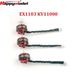 4PCS HappyModel EX1103 KV11000 1-2S Brushless Motor Replacement for Bassline 2S Micro 90mm FPV Drone DIY Parts