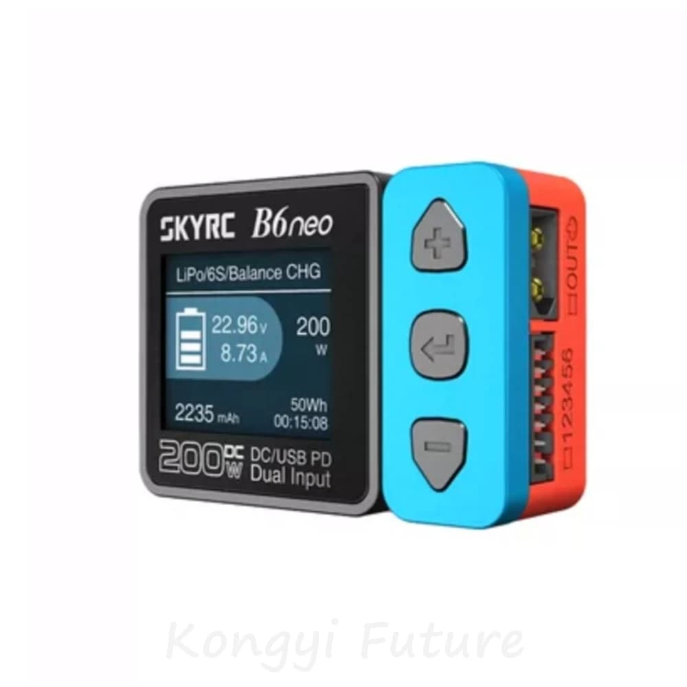 SKYRC1-6S Smart Balance Charger Discharger 200W LiPo Li-ion Battery Power Supply For RC FPV Aircraft