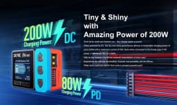 SKYRC1-6S Smart Balance Charger Discharger 200W LiPo Li-ion Battery Power Supply For RC FPV Aircraft
