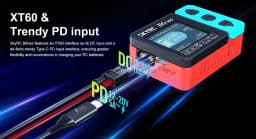 SKYRC1-6S Smart Balance Charger Discharger 200W LiPo Li-ion Battery Power Supply For RC FPV Aircraft