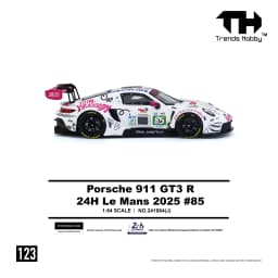 Trends Hobby 1/64 Porsche 911 GT3 R IRON DAMES #85 LMGT3 Racing Miniature Model Toy Car Free Wheels Diecast Collection Gift