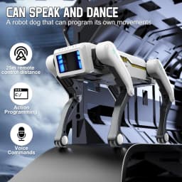 RC Mechanical Dog Multifunction Intelligent RC Robot Dog Sing Dance Programmable Interactive Bionic Smart Robot Dog Toy Gift