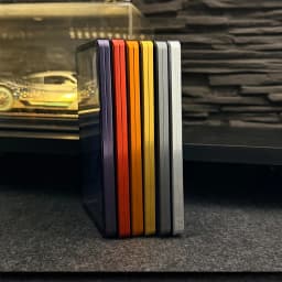 Reflective Surface Tech Border Aluminum Alloy Graded Card Protect Cases, Metal Frame For PSA CGC BGS Trading Card Slabs Holder
