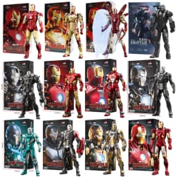 ZD Toys Iron Man MK1 MK2 MK3 MK4 MK5 MK6 MK7 MK42 MK43 MK45 MK46 War Machine Movie Action Figure 7 Inches Adult Collectible Toys