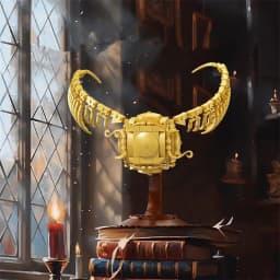 MOC Golden Snitch Building Blocks Set - Magic Quidditch Ball Model Bricks DIY Assembly Toy for Kids Adults, Home Desk Decoration